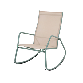 patio rocking chair BRODY green | beige product photo