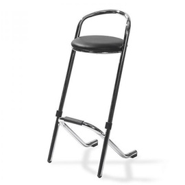 barstool chromium coloured|black stackable product photo