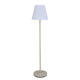 outdoor LED floor lamp STELLA beige with solar panel Ø 350 mm H 1500 mm product photo