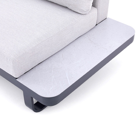 outdoor lounge set FELLOW anthracite | light grey product photo  S