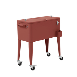 cool box | beverage trolley ICY terracotta-coloured product photo