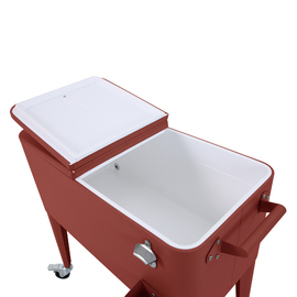 cool box | beverage trolley ICY terracotta-coloured product photo  S