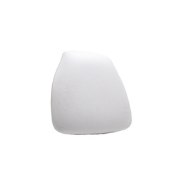 Chair cover, imitation leather, white product photo  S