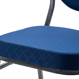 stacking chair Palace blue | 440 mm x 520 mm product photo  S