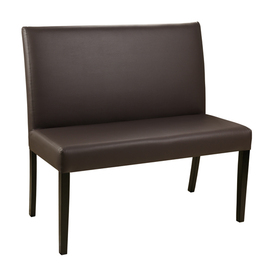 fully upholstered bench • brown | 1000 mm x 550 mm H 960 mm | seat height 490 mm product photo