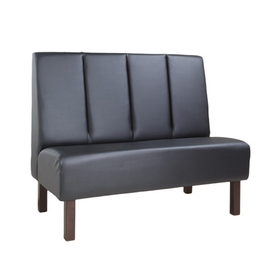 fully upholstered bench | system bench • black | 1000 mm x 640 mm H 1000 mm | seat height 470 mm product photo