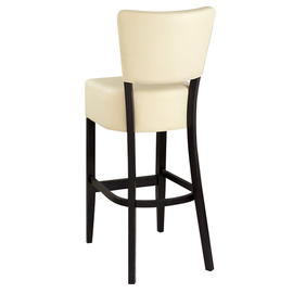 fully upholstered bar stool • cream coloured | seat height 810 mm product photo
