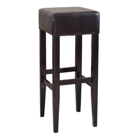 upholstered bar stool KALON BH-304 • brown | seat height 800 mm product photo