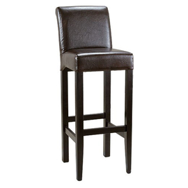 fully upholstered bar stool • brown | seat height 800 mm product photo