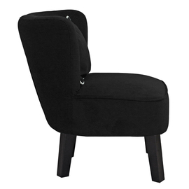 retro armchair with a cushion • black | seat height 410 mm product photo  S