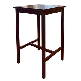 bar table beech wood wenge square L 800 mm W 800 mm H 1100 mm product photo