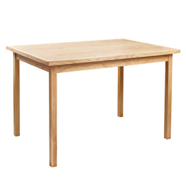 wooden table Oak wood rectangular L 1200 mm W 800 mm H 750 mm product photo