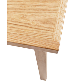 wooden table Oak wood rectangular L 1200 mm W 800 mm H 750 mm product photo  S