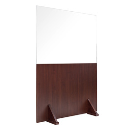 Hygienic protection panel wenge coloured L 1200 mm x 60 mm H 1800 mm product photo