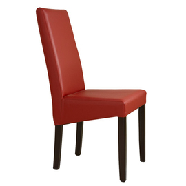 fully upholstered chair • red | seat height 480 mm | backrest height high product photo