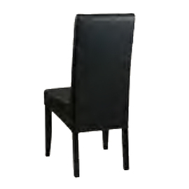 fully upholstered chair • black | seat height 480 mm | backrest height high product photo