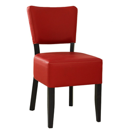 fully upholstered chair • red | seat height 460 mm product photo