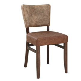 fully upholstered chair • brown • two-tone | seat height 460 mm product photo