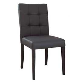 fully upholstered chair • black | seat height 460 mm product photo