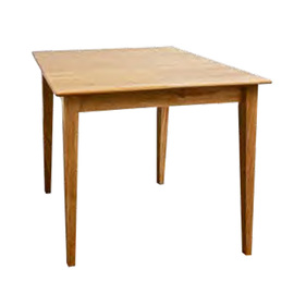 wooden table Oak wood square L 800 mm W 800 mm H 760 mm product photo