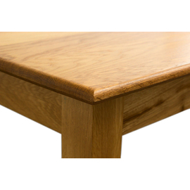 wooden table Oak wood square L 800 mm W 800 mm H 760 mm product photo  S