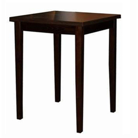 wooden table beech wood wenge coloured square L 600 mm W 600 mm H 750 mm product photo