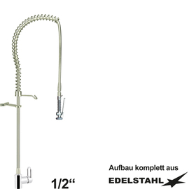 rinse sink mixer 1/2" one hole lever mixer tap product photo