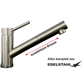 lever mixer tap eric 1/2" with pull-out shower head outreach 210 mm H 160 mm product photo
