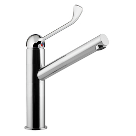 Spültischbatterie lever mixer tap high pressure swiveling 360 ° outreach 220 mm product photo