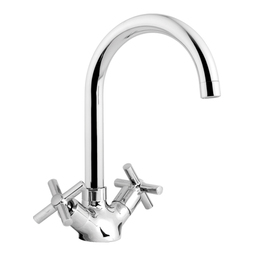 Spültischbatterie two-handle mixer tap outreach 130 mm H 180 mm product photo