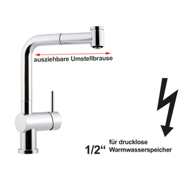 Spültischbatterie: IRIS: pressureless: swiveling 180 ° product photo