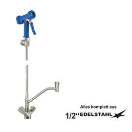 multi-purpose cleaning kit 1/2" two-handle mixer tap stainless steel pressure-resistant product photo