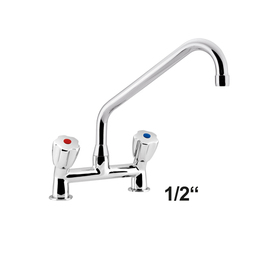 two-hole stand mixer 1/2" outreach 250 mm discharge height 220 mm product photo