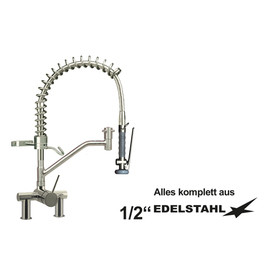 dish rinser spray 1/2" two-hole lever mixer tap with tap H 500 mm product photo