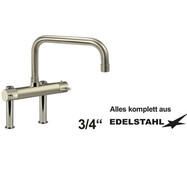 thermostatic mixer tap 3/4'' outreach 250 mm discharge height 280 mm product photo