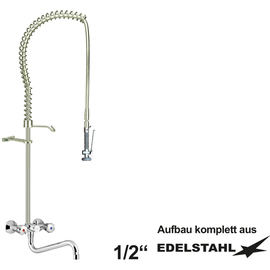 dish rinser spray 1/2" two-handle mixer tap with tap product photo