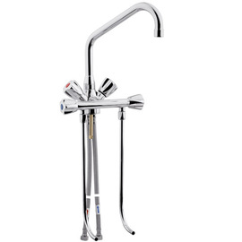 sink pillar mixer 1/2" H 290 mm outreach 200 mm | discharge height 230 mm | 2 valves at the front product photo