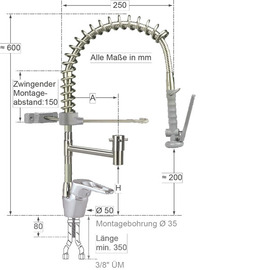 Hand shower ecotop 1/2" | grey short ring lever product photo  S