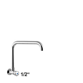 wall valve profi 1/2" with C-spout straight | outreach 300 mm product photo