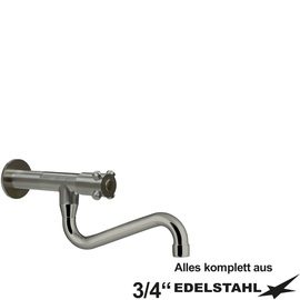 wall valve clasix 3/4" S-outlet below wall extension L 80 mm A 230 mm product photo