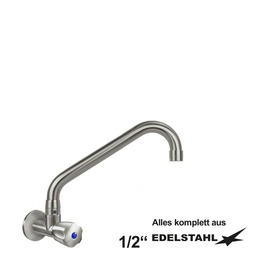wall valve clarix 1/2" C-spout angled A 250 mm product photo