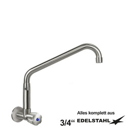 wall valve clarix raised C-spout slanted A 300 mm product photo