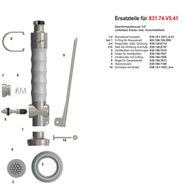 cleaning rinser topSet 1/2" wide nozzle | grey product photo  S