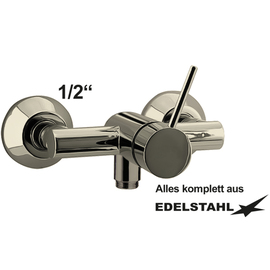 Wall mounted battery MASTER stainless steel 1/2" | Outlet thread 3/4" product photo