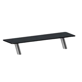 Counter top mounted on sloping brackets, L 90 W 25 H 20 cm product photo