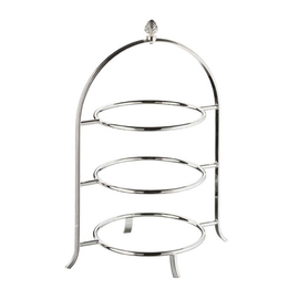 serving rack silver plated with knob Ø 290 mm H 420 mm product photo