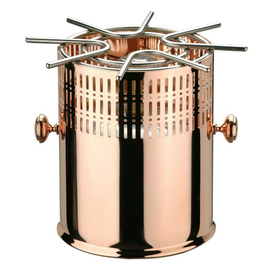 flambé burner | gas copper plated H 260 mm product photo