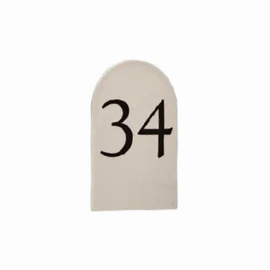table number sign ISEO 120 mm x 180 mm product photo