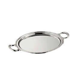 tray silver plated with handles round Ø 370 mm product photo