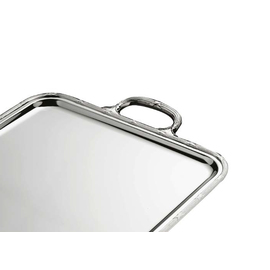 tray silver plated with handles rectangular L 400 mm x 300 mm product photo
